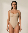 The Shape - Bodysuit i Krem Aprikos