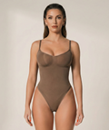 The Shape - Bodysuit i Lys Sjokolade
