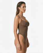 The Shape - Bodysuit i Lys Sjokolade